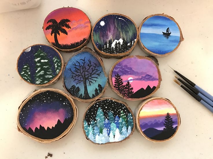 rock paint design