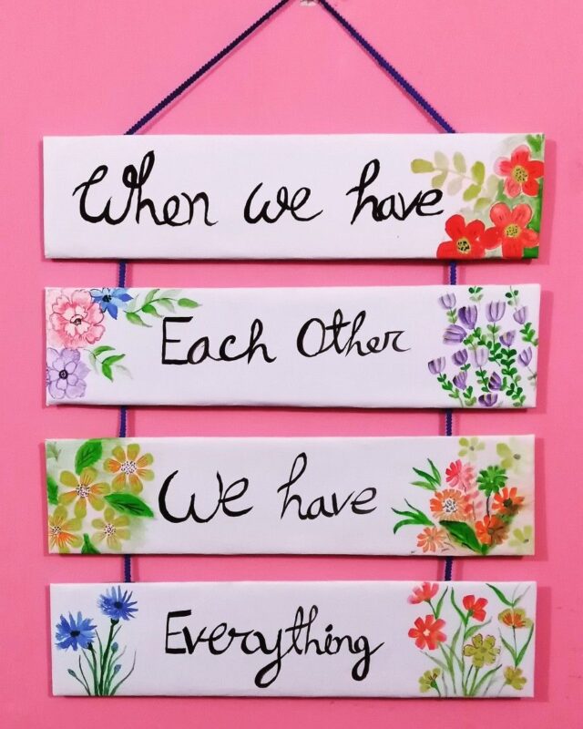 Wall Hanging Welcome Board